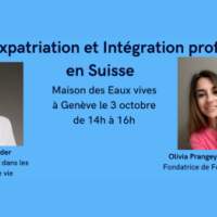 ANNULATION Conférence Expatriation et Intégration professionnelle en Suisse